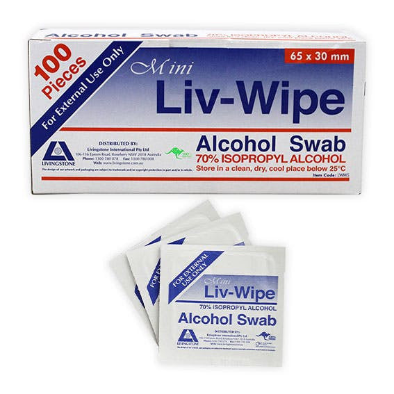 B812 Alcohol Swabs Box 100
