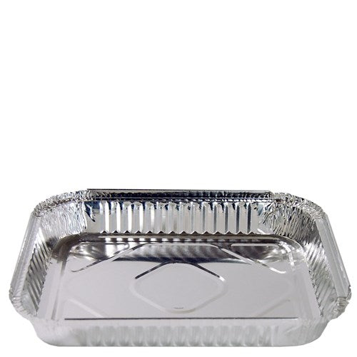D480C Foil Container Rectangular Large Catering Silver 2.5Kg 2200ml C-FC485