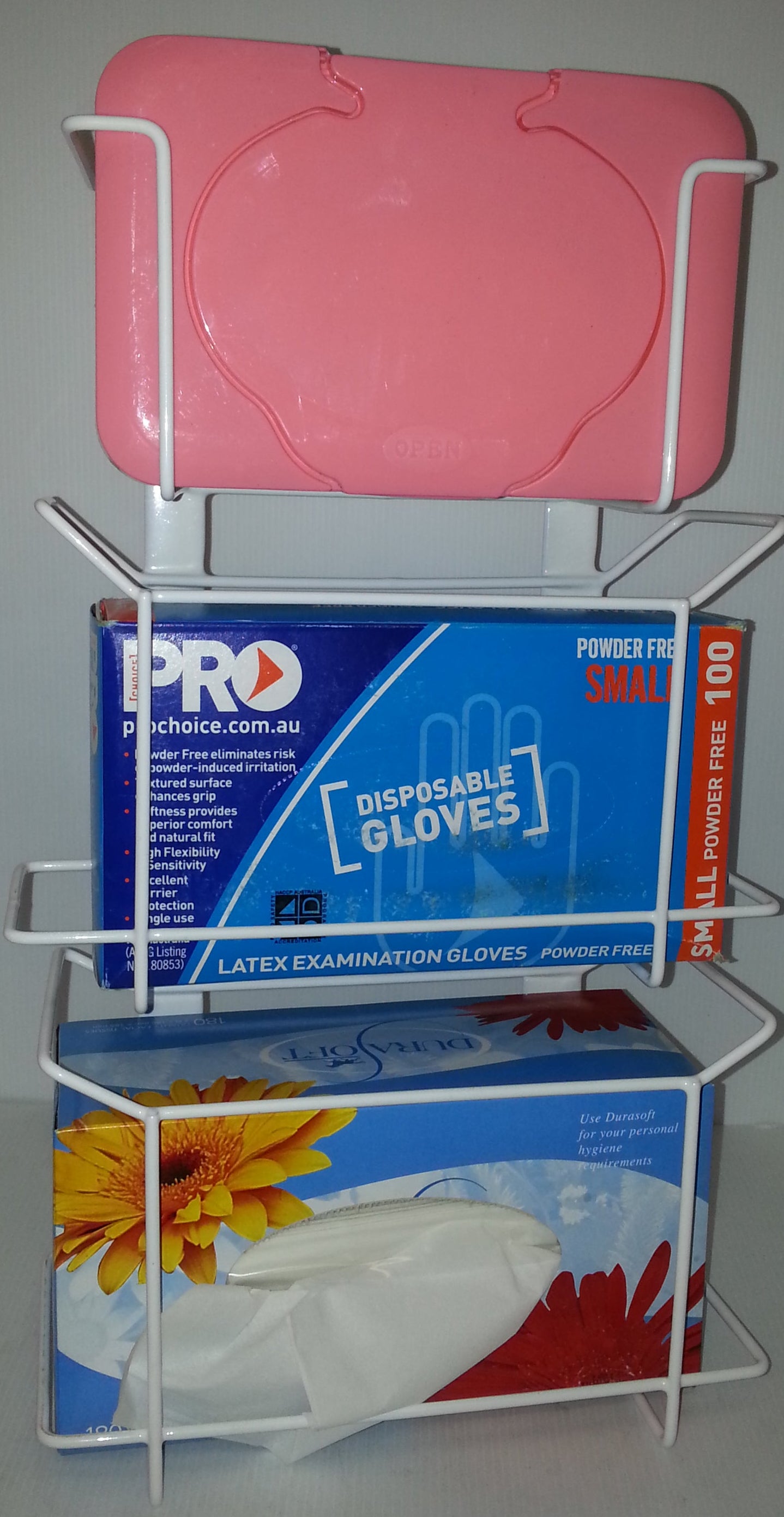 E298 - Dispenser Triple Glove Tissue Wipes