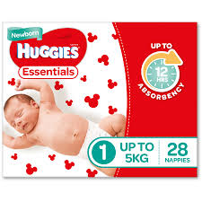 B010 - Nappies Huggies Essential Newborn 112