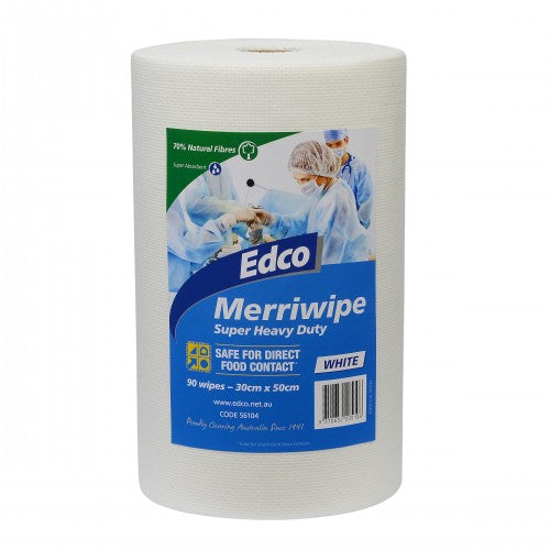 F280 - Wipes Perforated Roll Super Heavy Duty Merriwipes.
