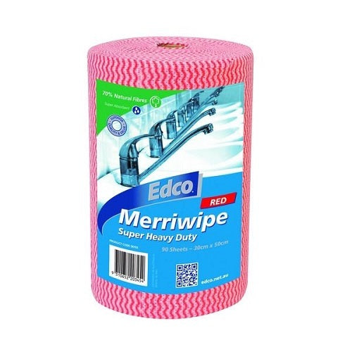 F280 - Wipes Perforated Roll Super Heavy Duty Merriwipes.
