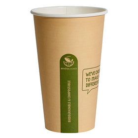 EC-HC0672 - Hot Coffee Paper Cup Biodegradable, Compostable