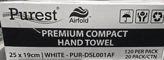 E070 - Towel Compact Purest Airfold DSL001AF 2400 Sheet