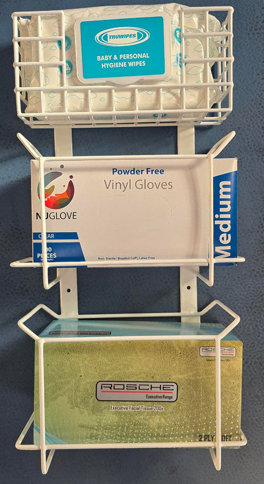 E298 - Dispenser Triple Glove Tissue Wipes