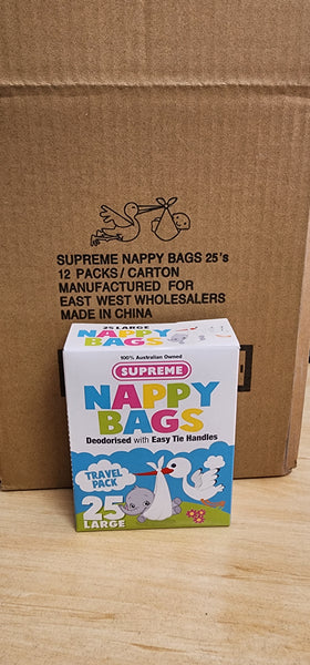 B280 - Nappy Bags Supreme 25 Bags
