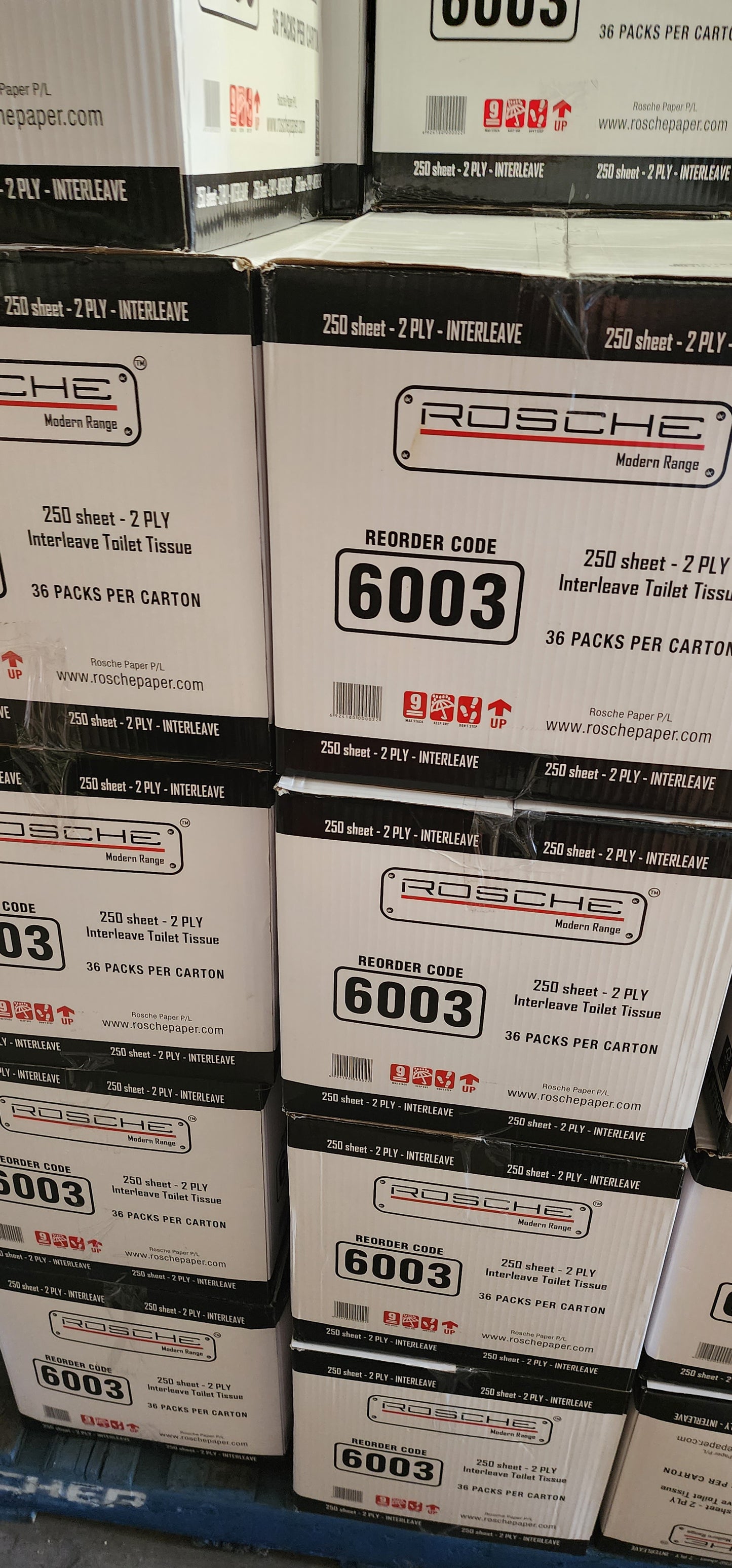 E240 - Toilet Tissue Interleaved Rosche 6003