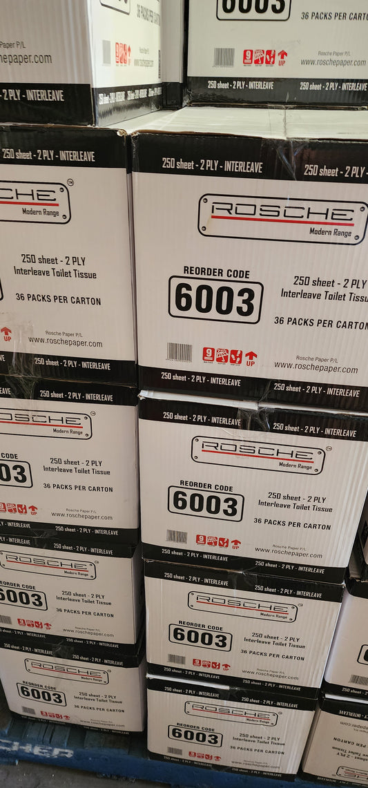 E240 - Toilet Tissue Interleaved Rosche 6003