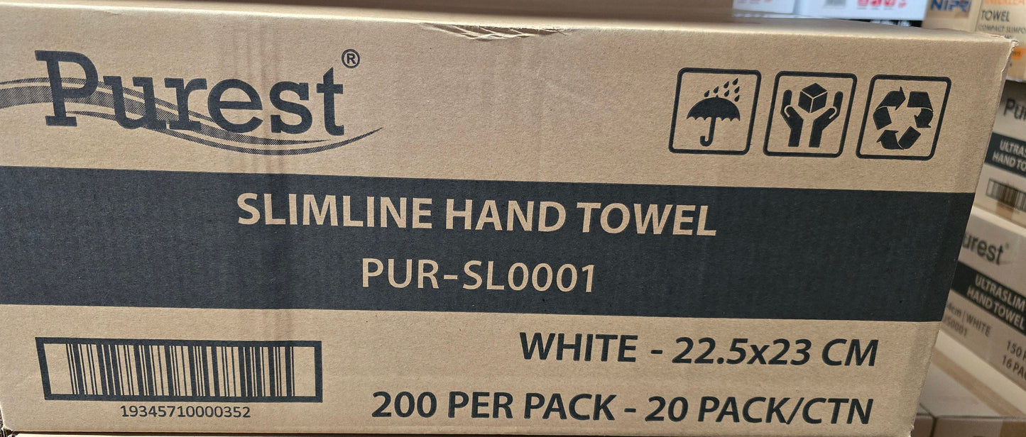 E063 - Towel Purest Slimline SL0001 4000 Sheet