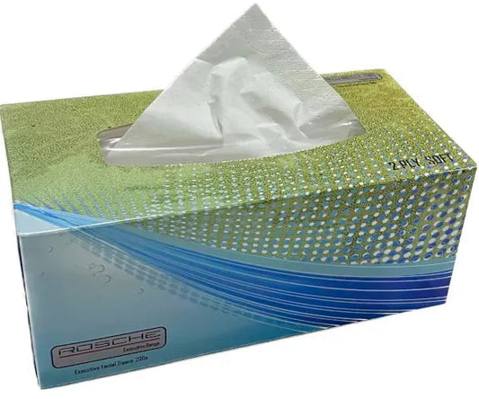 E252 - Facial Tissues 6200 Rosche 32 Packs x 200Tissues