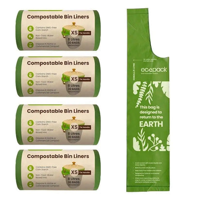 C080 Bag 8L Compostable 4 x 30