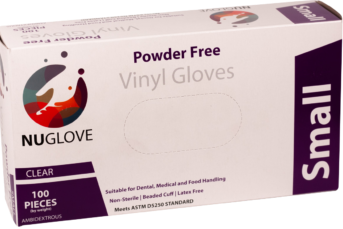 F020 - Gloves Vinyl Powder Free Clear 1000