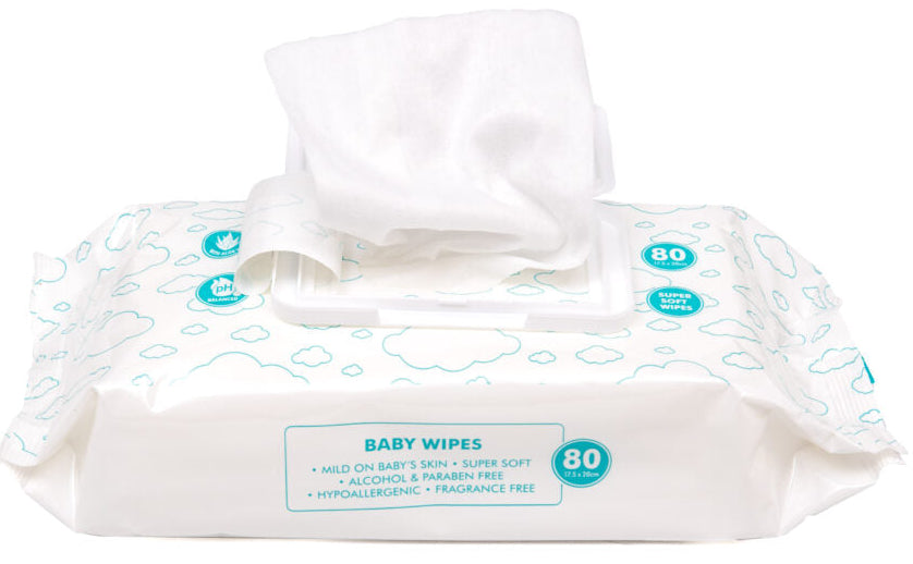 B230 - Wipes Baby Trugrade Refill 12 Packs x 80 ****NEW***