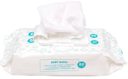 B230 - Wipes Baby Trugrade Refill 12 Packs x 80 ****NEW***