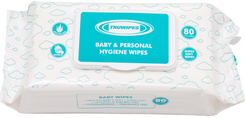 B230 - Wipes Baby Trugrade Refill 12 Packs x 80 ****NEW***