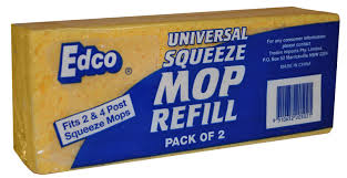 F329 - Mop Head Sponge Squeeze 4 Pin Pair
