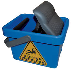 F366 - Mop Bucket Handy Step Wringer 9L
