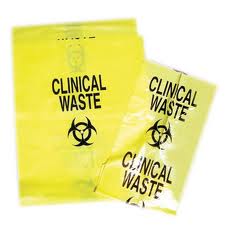 B550 - Bags Clinical Waste Yellow 50L