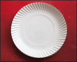 D250 - Paper Plates White