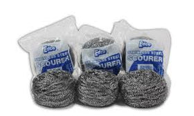 F303 - Scourer Stainless Steel 5Pk