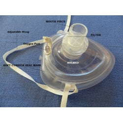 B866 - Mask CPR With Oxygen Port
