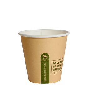 EC-HC0670 - Hot Coffee Paper Cup 8oz Biodegradable, Compostable