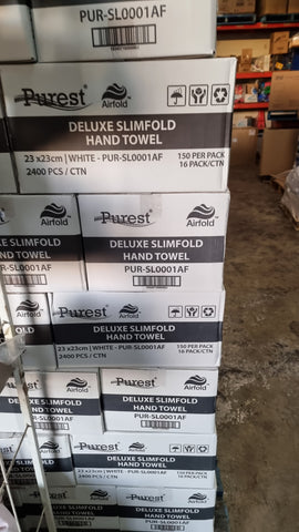 E060 - Towel Slimline Airfold Purest Deluxe PUR-DSL001AF