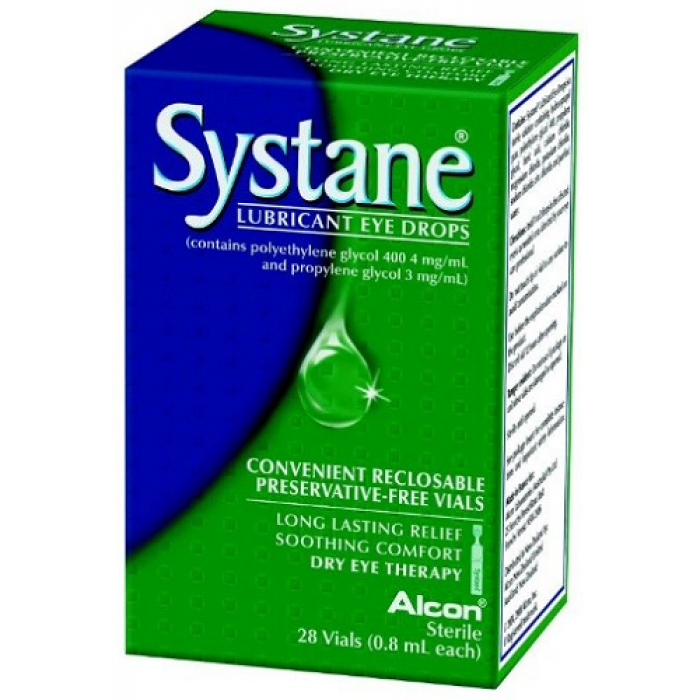 B870 Eye Drops Lubicant Systane 28 Vials